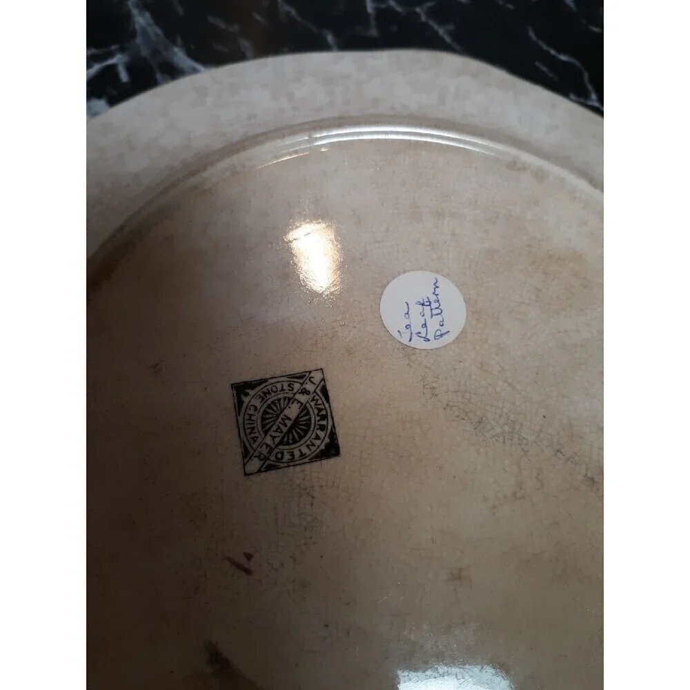 J&E Mayer Warranted Stone China vintage Farmhouse